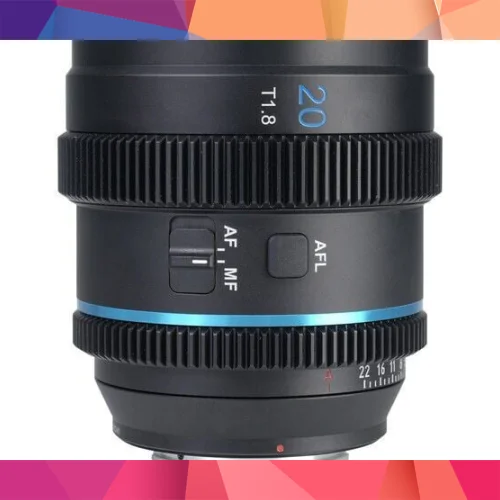 Sirui 20mm T1.8 1.33X S35 Auto-Focus Anamorfik Lens (E Mount, Mavi Flare) 2