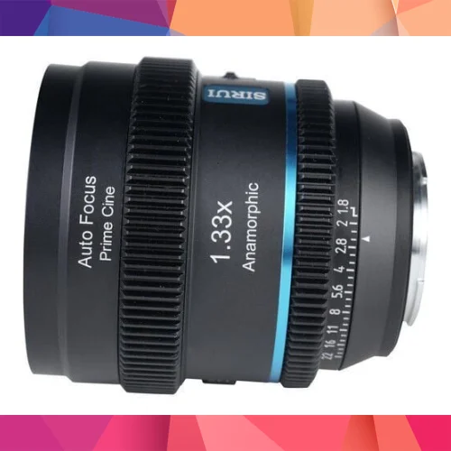 Sirui 20mm T1.8 1.33X S35 Auto-Focus Anamorfik Lens (E Mount, Mavi Flare) 3