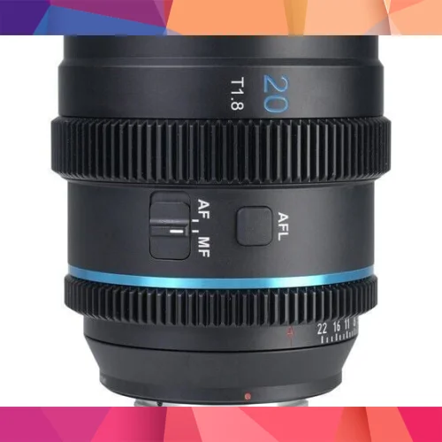 Sirui 20mm T1.8 1.33X S35 Auto-Focus Anamorfik Lens (X Mount, Mavi Flare) 2