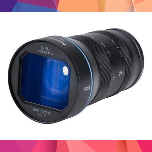 Sirui 24mm F2.8 1.33x APS-C Anamorfik Lens (Fuji X Mount) – Profesyonel Video Lens | 2 Yıl Türkiye Distribütör Garantili 2