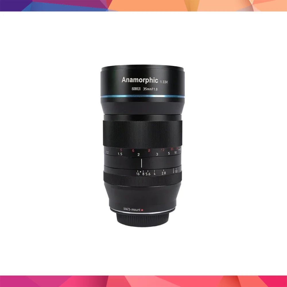 Sirui 35mm F1.8 1.33x APS‑C Anamorfik Lens (MFT Mount) – Profesyonel Sinema Lens
