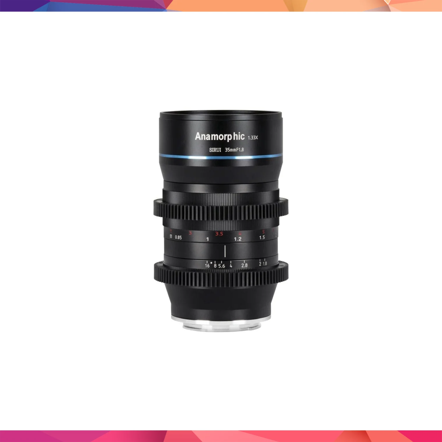 Sirui 35mm F1.8 1.33x APS‑C Anamorfik Lens (MFT Mount) – Profesyonel Sinema Lens 2