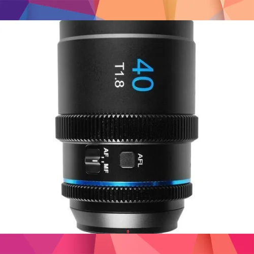 Sirui 40mm T1.8 1.33X S35 Auto-Focus Anamorfik Lens (E Mount, Mavi Flare)