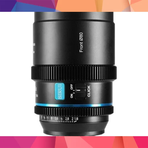 Sirui 40mm T1.8 1.33X S35 Auto-Focus Anamorfik Lens (E Mount, Mavi Flare) 2