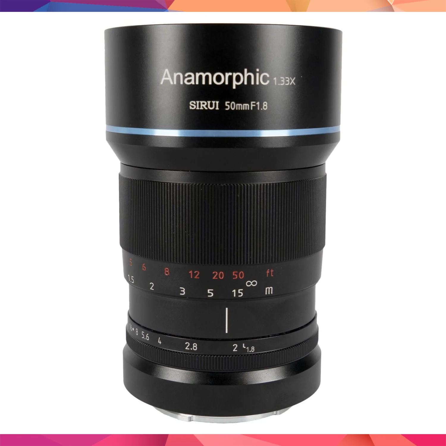 Sirui 50mm F1.8 1.33x APS-C Anamorfik Lens (E Mount)