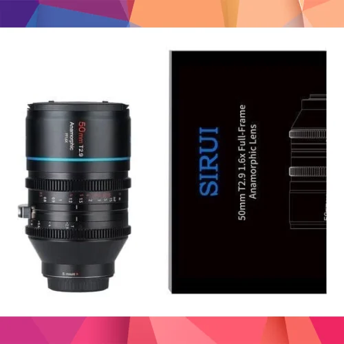 Sirui VENUS 50mm T2.9 1.6x Full-Frame Anamorfik Lens (E Mount) 4