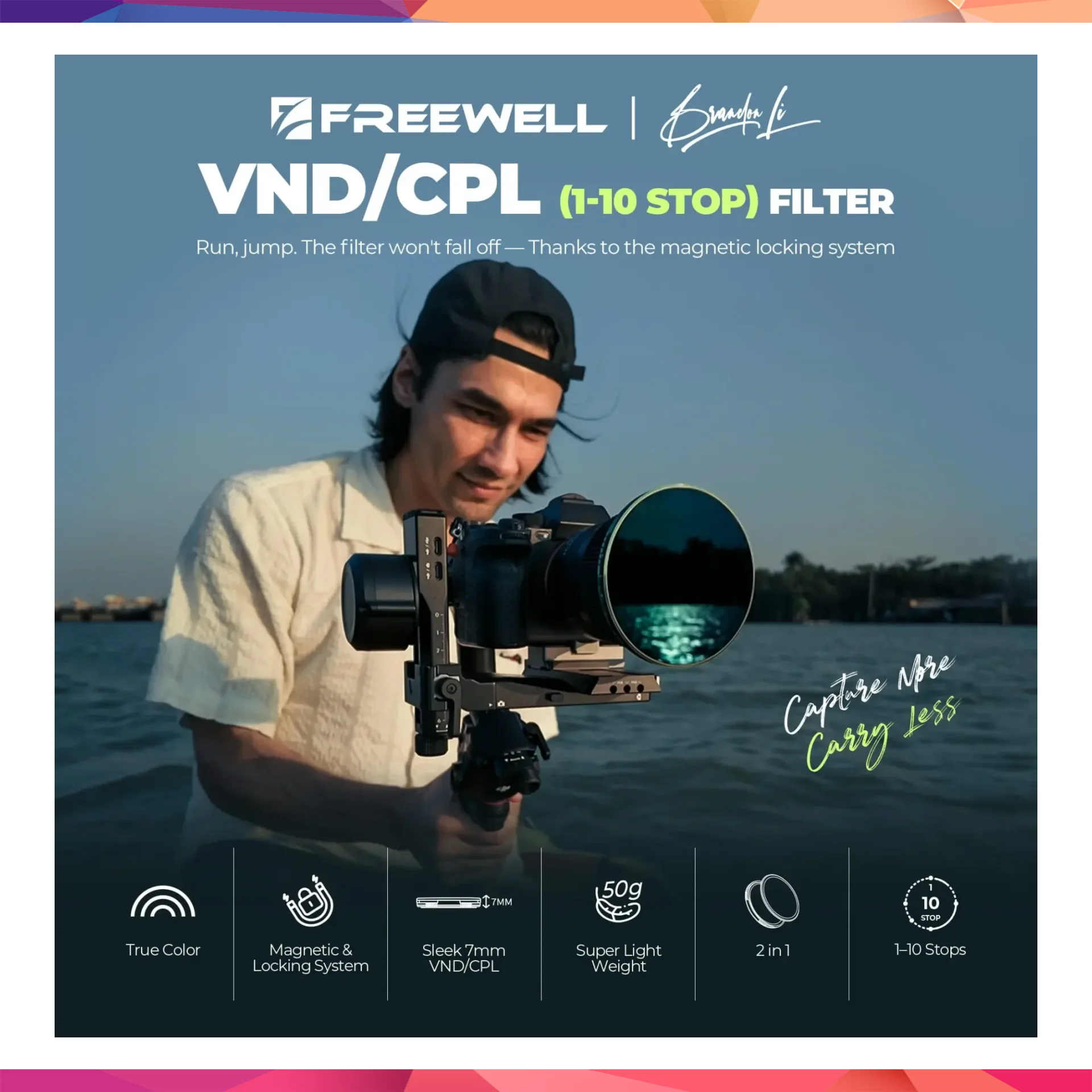 Freewell Brandon Li Variable ND/CPL Basic Kit - 82mm 2