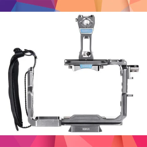 Sirui Sony FX3 & FX30 için Kamera Kafesi Kiti (Top Handle ile) - Gun Metal 2