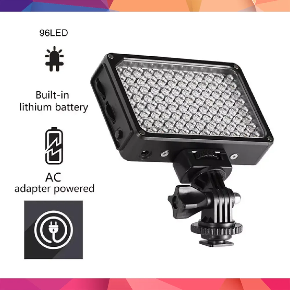 GVM 5S Bi-Color Kamera Üstü Dahili Akülü Mobil Led Işık (12x8cm) 2