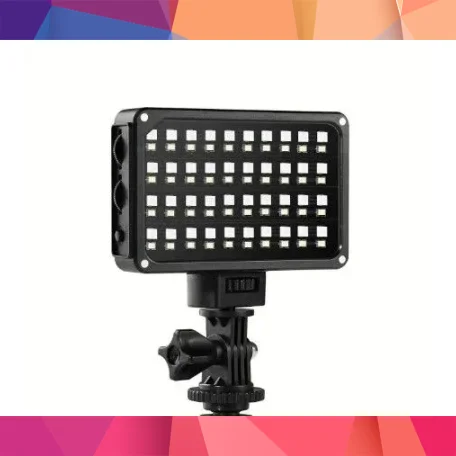 GVM 7S RGB Kamera Üstü Dahili Akülü Mobil Led Işık (12x8cm)