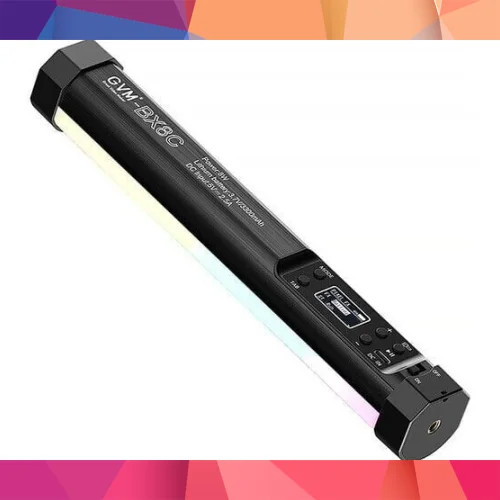 GVM BX8C RGB 30cm 8W Dahili Akülü LED Tüp Işık 4