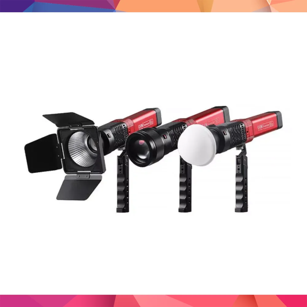 GVM PD60C 60W RGB Dahili Akülü 3'lü LED Işık Seti