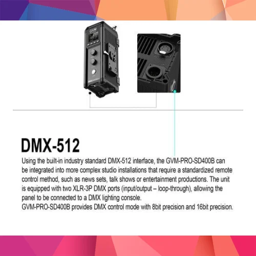 GVM Pro SD400B Bi-Color LED Video Işığı 4