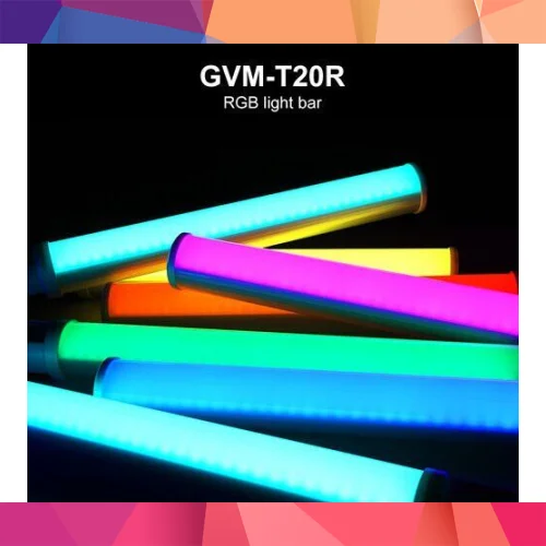 GVM RGB-T20R Bi-Color RGB LED Video Işığı 2