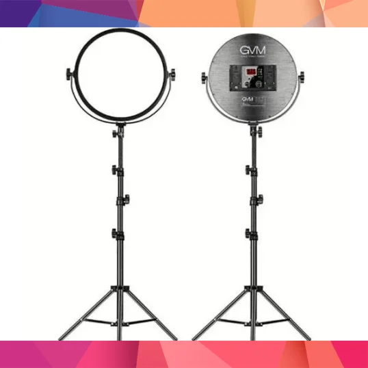 GVM Y60D 60W İkili Profesyonel Bi-Color LED Video Işık Seti 2