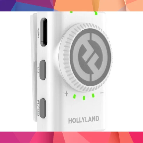 Hollyland Lark M2 Combo İkili Kablosuz Mikrofon Sistemi - Beyaz 2
