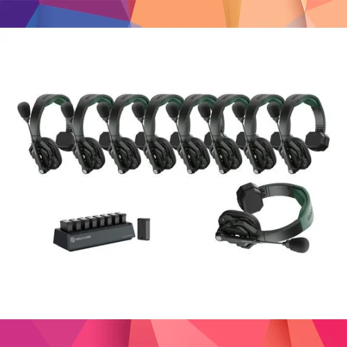 Hollyland Solidcom SE Pro-9S Full Duplex Headset Intercom (9 Kişilik)