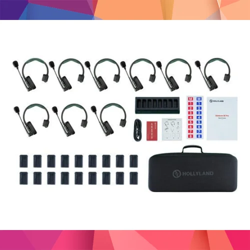 Hollyland Solidcom SE Pro-9S Full Duplex Headset Intercom (9 Kişilik) 2