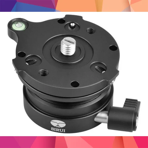 SIRUI LE-60 Leveling Base – 15° Ayarlı Profesyonel Tripod Seviye Adaptörü (6 Yıl Türkiye Distribütör Garantili)