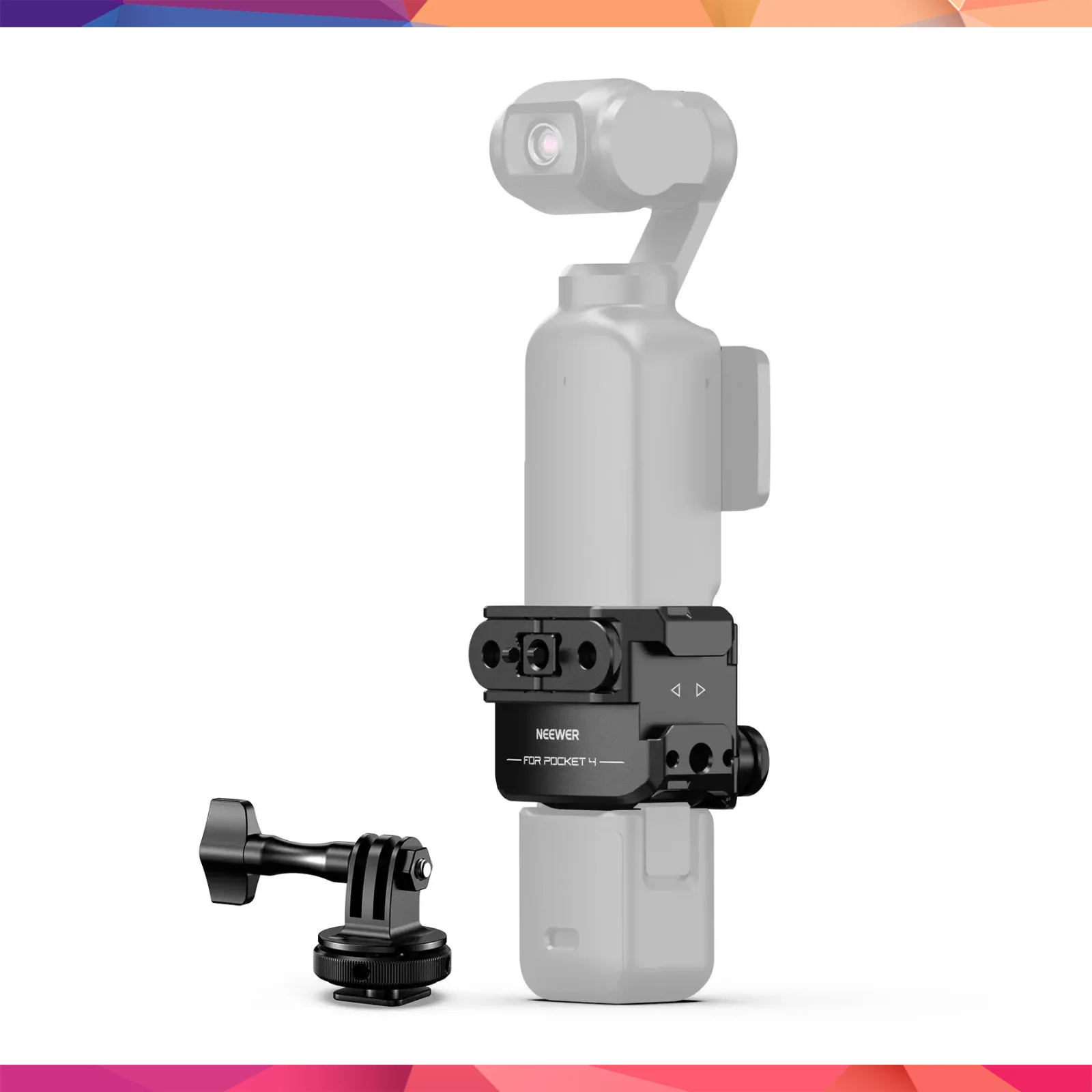 Neewer AC069 Alüminyum Kamera Kafesi (DJI Osmo Pocket 3 / 4 Uyumlu) 4