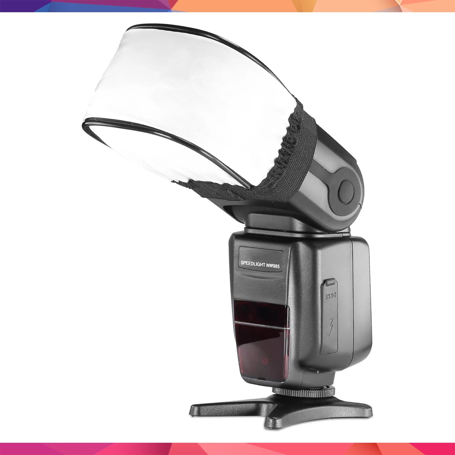 NEEWER NS-69 Universal Yumuşak Mini Flaş Difüzör Kapağı (Bounce Diffuser Cap)