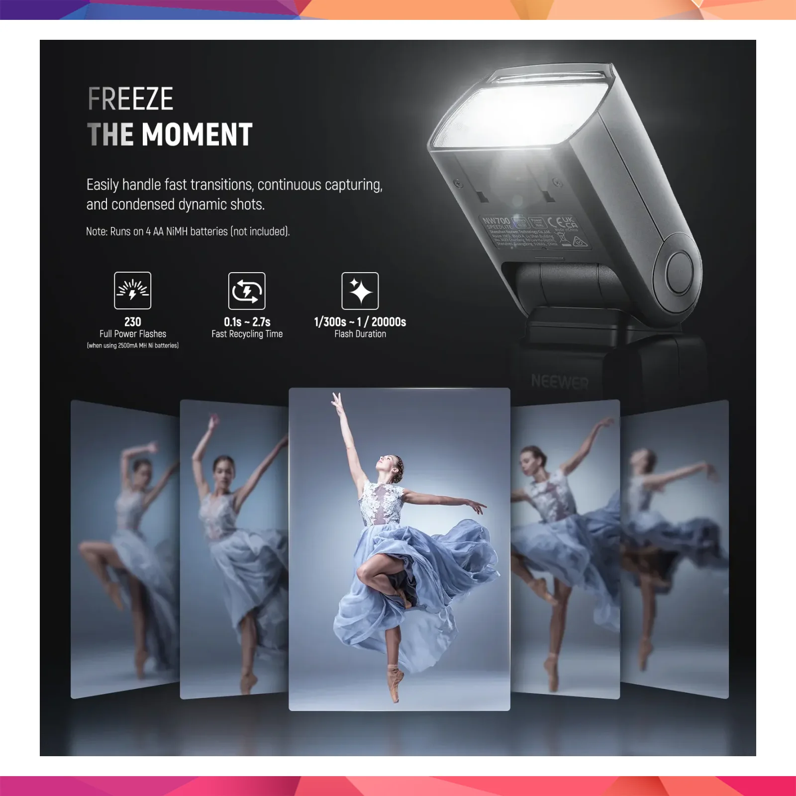 Neewer NW700-C E-TTL Flaş Speedlite - Canon Uyumlu 4