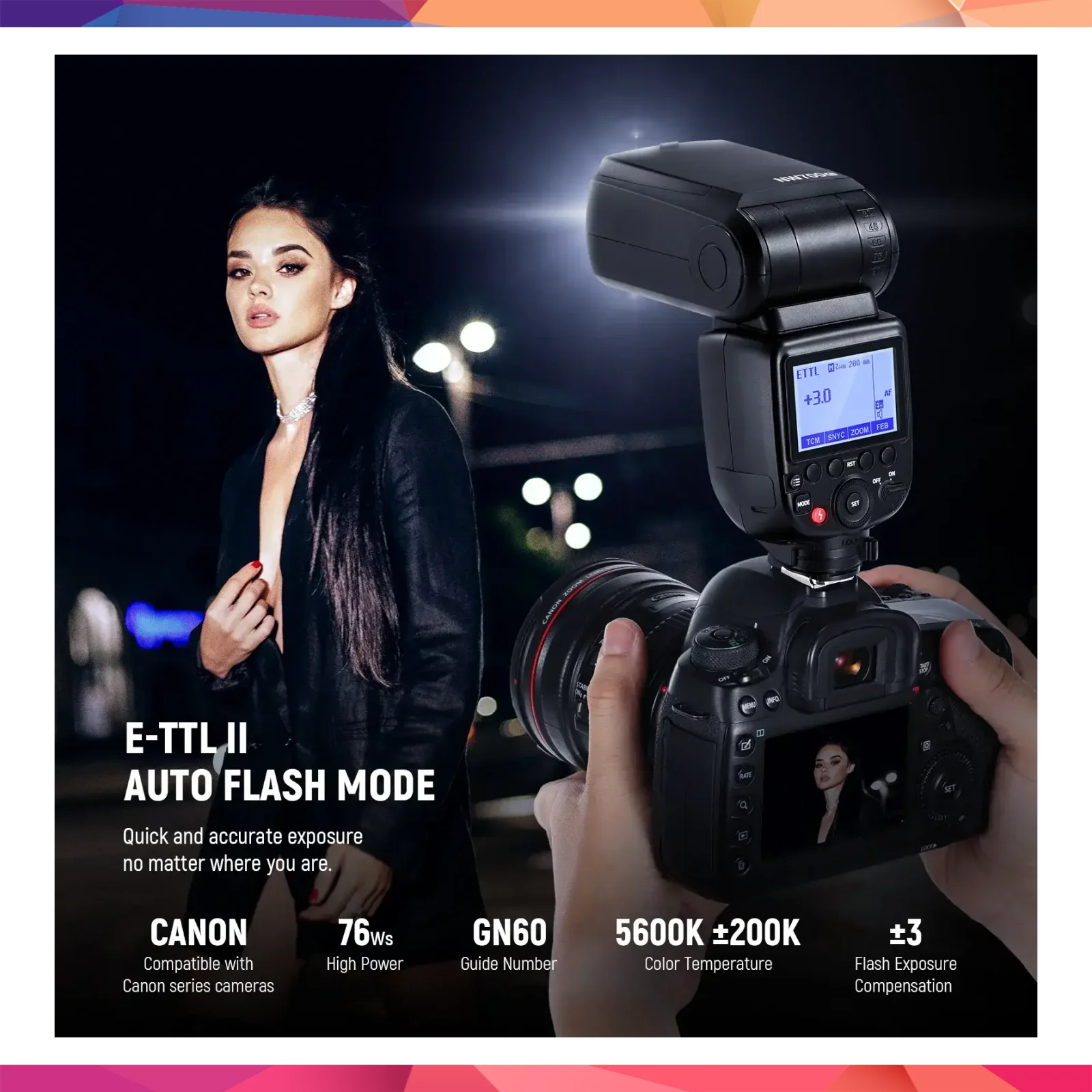 Neewer NW700-S TTL Flaş Speedlite - Sony Uyumlu 2