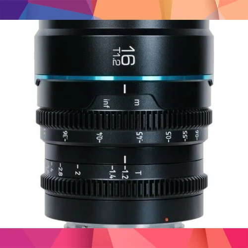 Sirui Nightwalker 16mm T1.2 S35 Cine Lens (E Mount, Siyah)