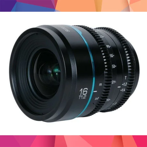 Sirui Nightwalker 16mm T1.2 S35 Cine Lens (X Mount, Siyah) 2