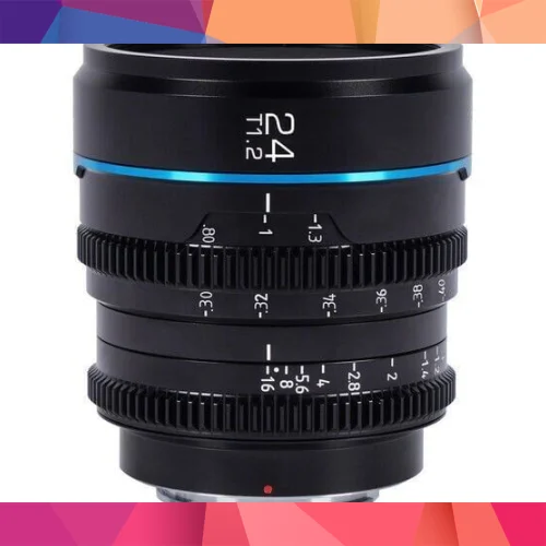 Sirui Nightwalker 24mm T1.2 S35 Cine Lens (E Mount, Siyah)
