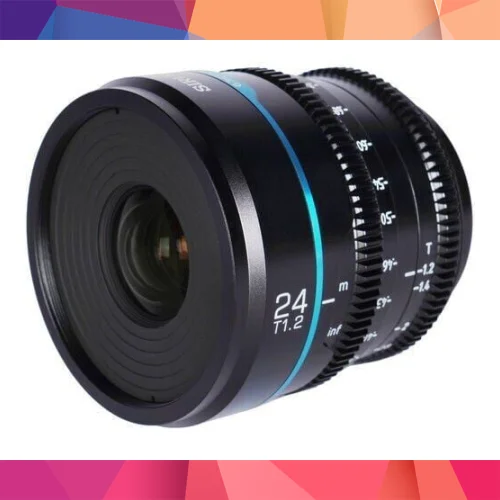 Sirui Nightwalker 24mm T1.2 S35 Cine Lens (E Mount, Siyah) 3