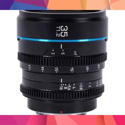 Sirui Nightwalker 35mm T1.2 S35 Cine Lens (E Mount, Siyah)