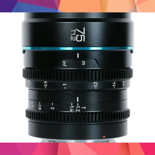 Sirui Nightwalker 75mm T1.2 S35 Cine Lens (E Mount, Siyah)