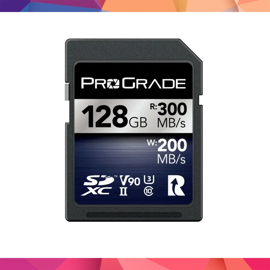 ProGrade Digital 128GB SDXC UHS-II V90 Iridium SD Hafıza Kartı