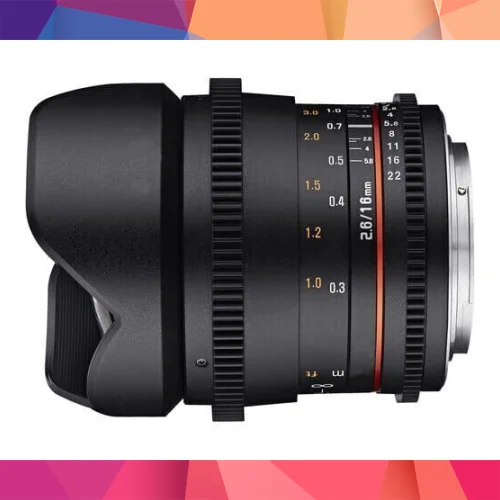 Samyang 16mm T2.6 ED AS UMC Full Frame Fujifilm X Mount Cine Lens 2
