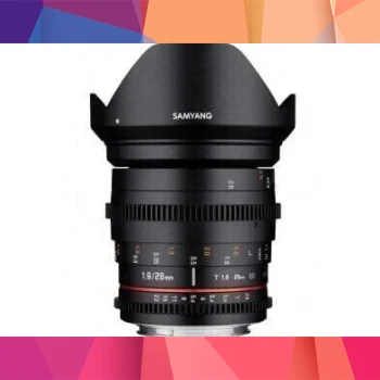 Samyang 20mm T1.9 VDSLR Full Frame Cine Lens (Sony E Mount)