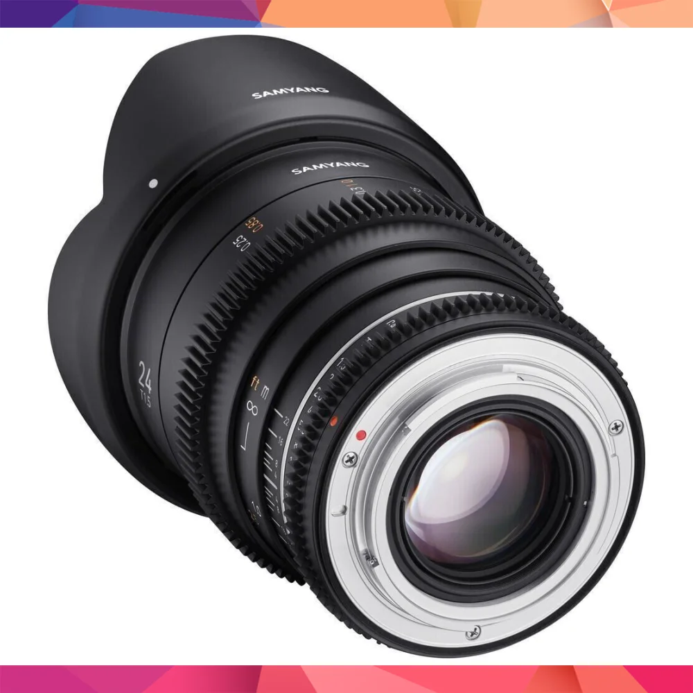 Samyang 24mm T1.5 VDSLR MK II Canon RF Mount Cine Lens 4