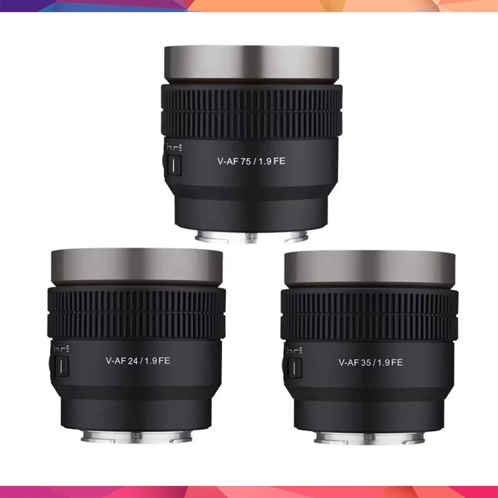 Samyang V-AF 24/35/75mm T1.9 Lens Kiti (Lens Station Hediye)