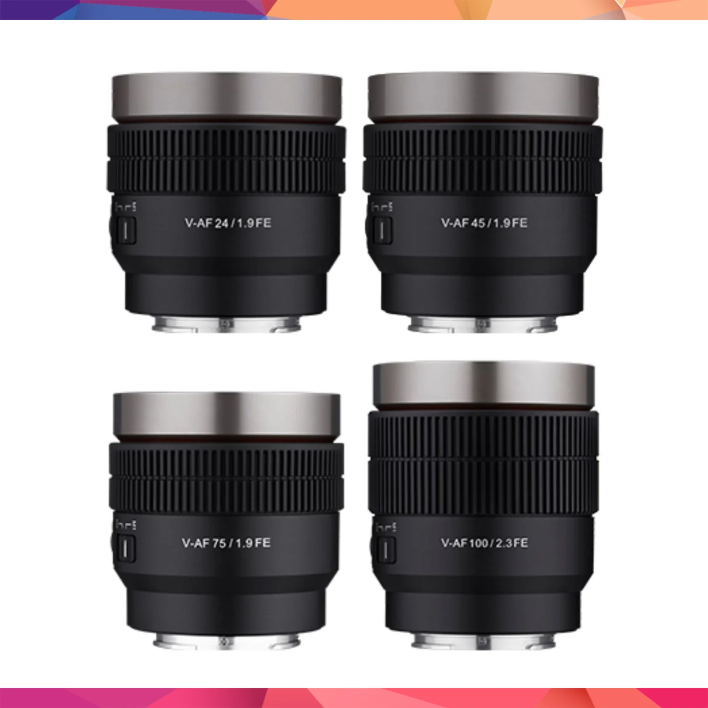 Samyang V-AF 24/45/75/100mm Lens Kiti (Lens Station Hediye)