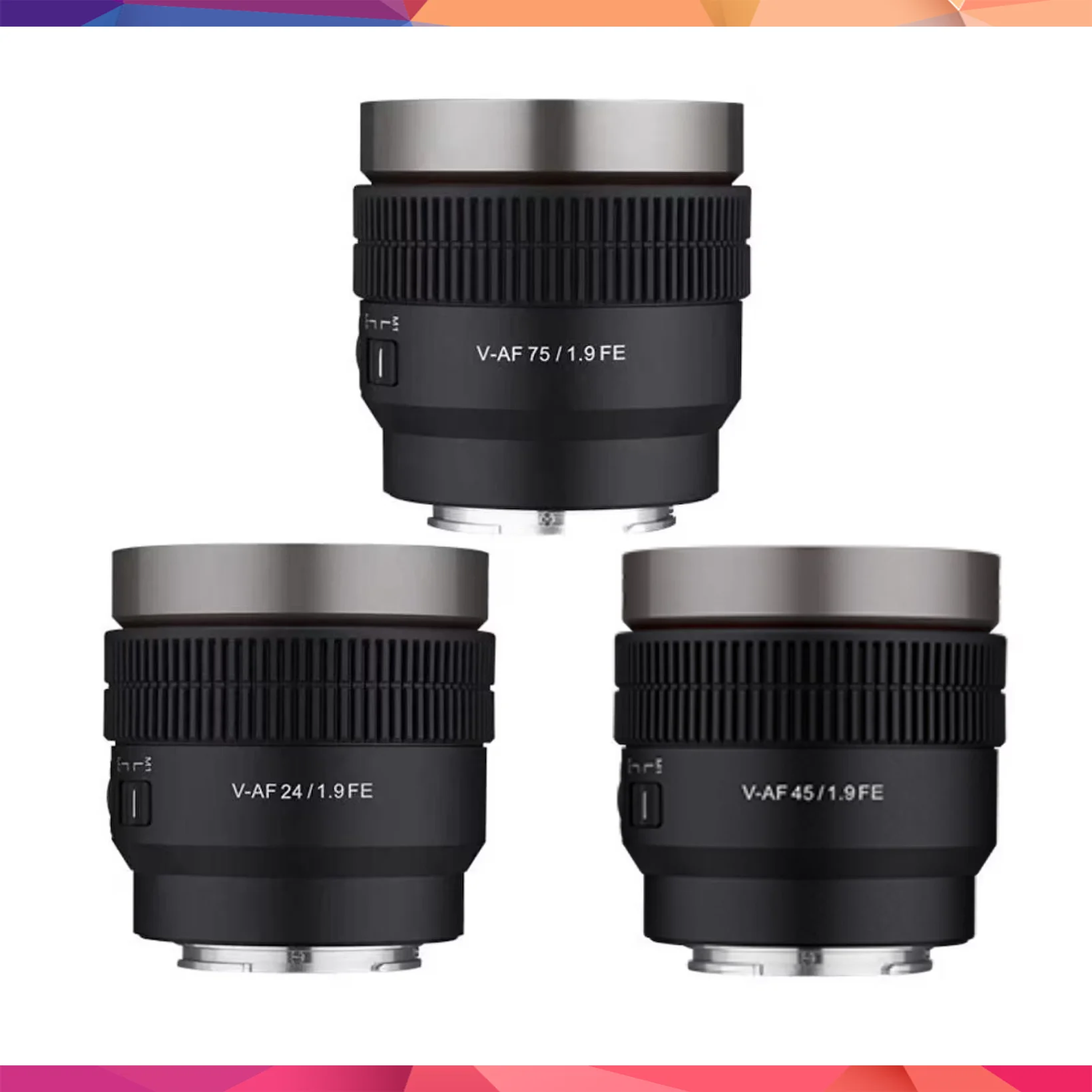 Samyang V-AF 24/45/75mm T1.9 Lens Kiti (Lens Station Hediye)