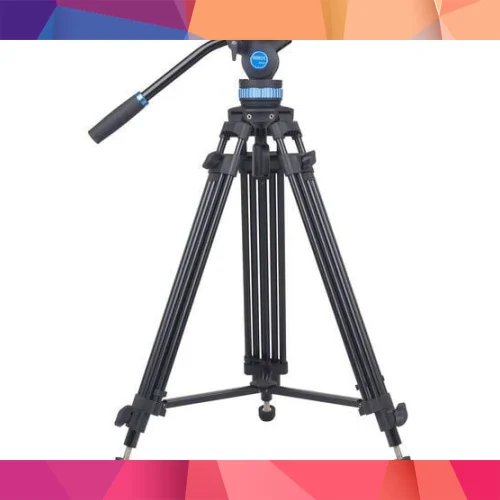 Sirui SH-15 60 mm Akışkan (Fluid) Kafa Alüminyum Video Tripod Kit – 8–12 kg Taşıma Kapasitesi