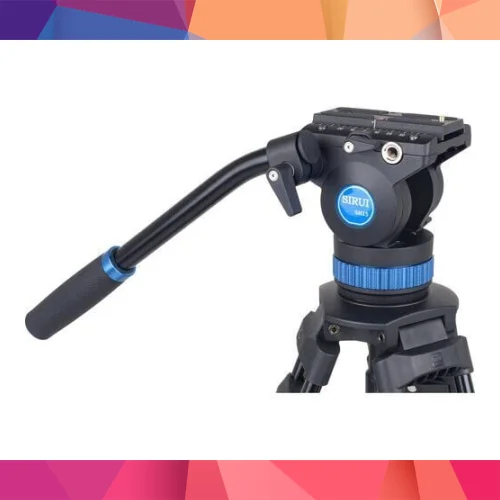 Sirui SH-15 60 mm Akışkan (Fluid) Kafa Alüminyum Video Tripod Kit – 8–12 kg Taşıma Kapasitesi 2