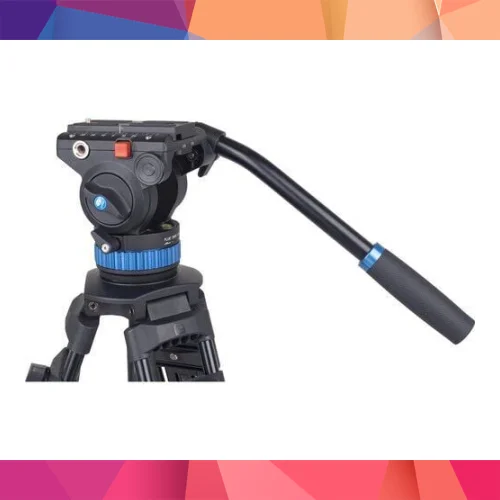 Sirui SH-15 60 mm Akışkan (Fluid) Kafa Alüminyum Video Tripod Kit – 8–12 kg Taşıma Kapasitesi 3