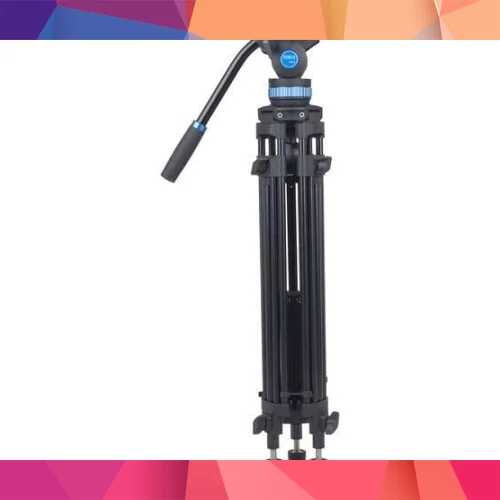 Sirui SH-15 60 mm Akışkan (Fluid) Kafa Alüminyum Video Tripod Kit – 8–12 kg Taşıma Kapasitesi 4