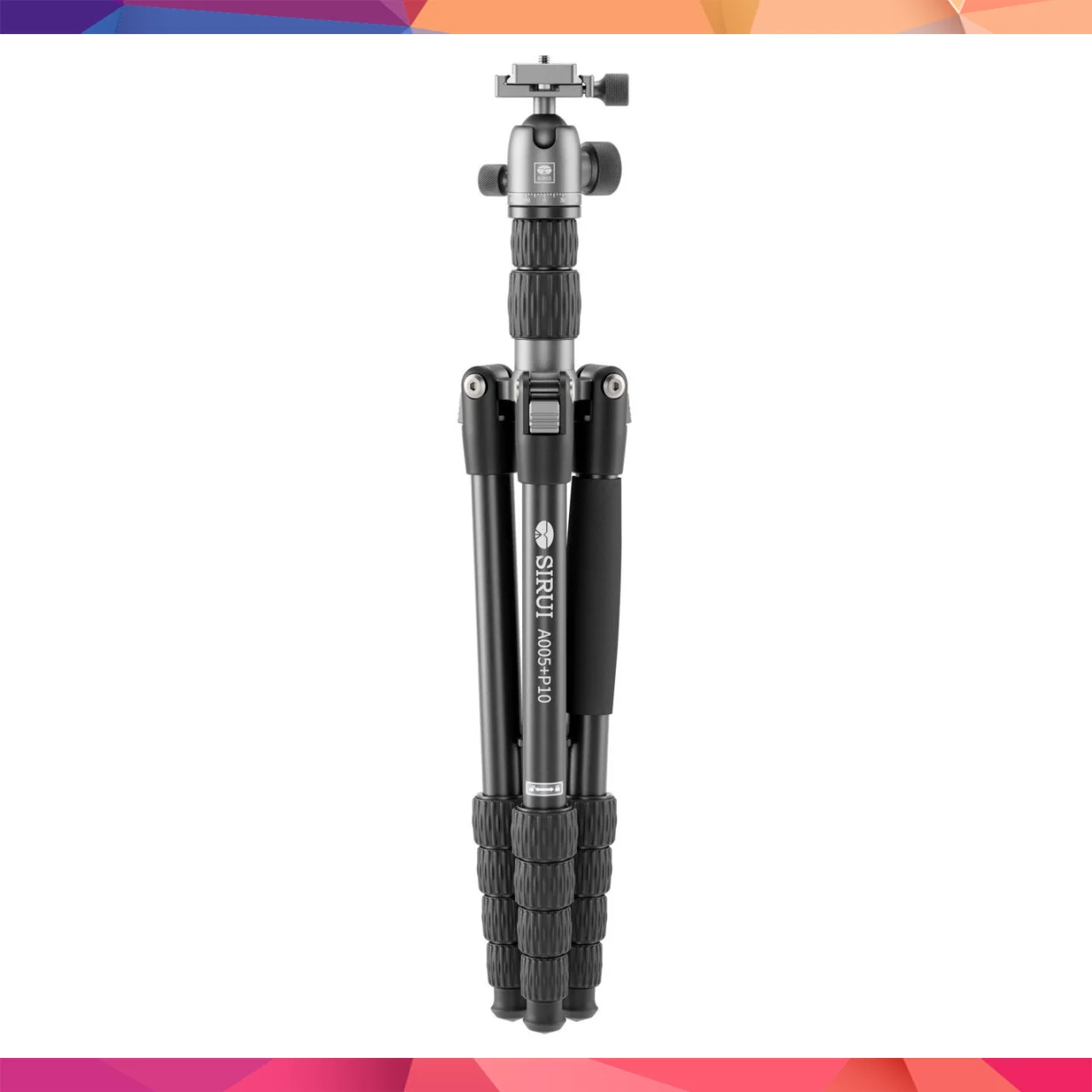 Sirui A-005 + P10 Ball Head Kompakt Tripod Kit 3