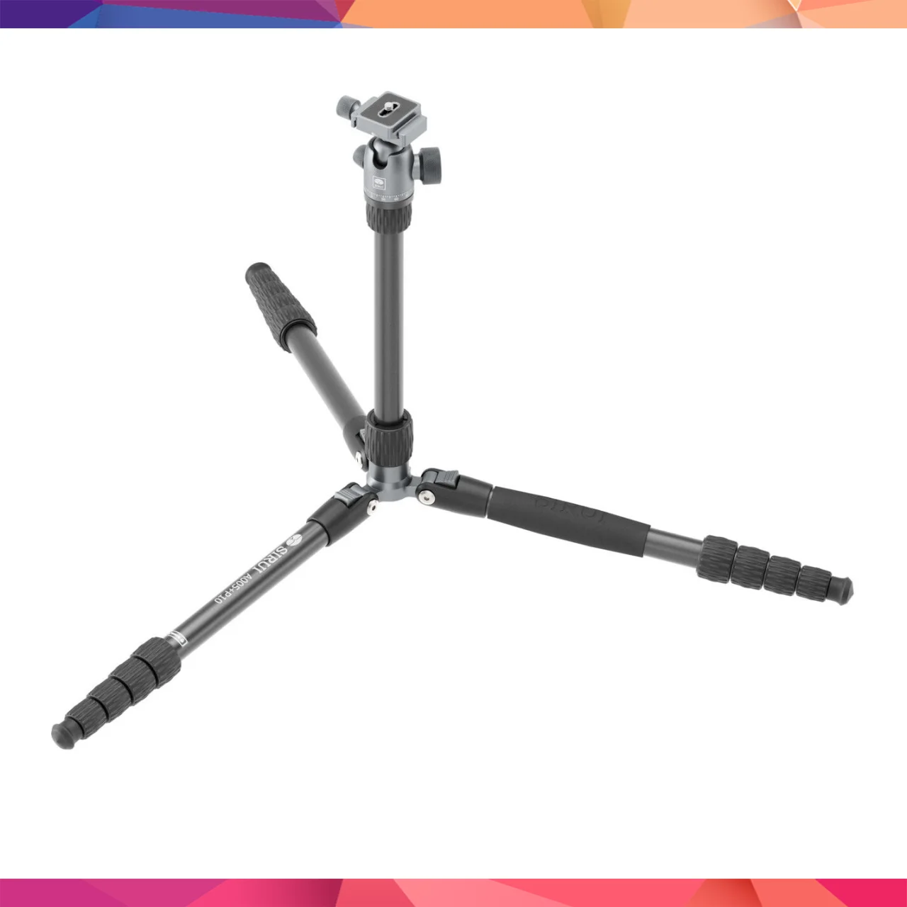 Sirui A-005 + P10 Ball Head Kompakt Tripod Kit 4