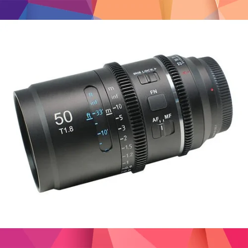 Sirui Astra Series AF 50mm T1.8 1.33x Full Frame Blue Flares Anamorphic Sony E Mount Lens 3