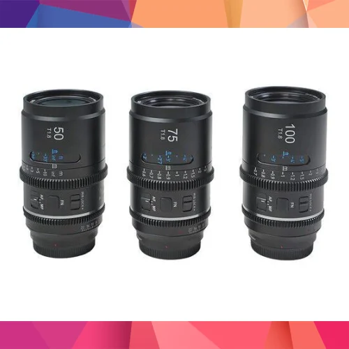 Sirui Astra Series AF T1.8 1.33x Full Frame Neutral Flares Anamorphic Sony E Mount 3'lü Lens Kit 2