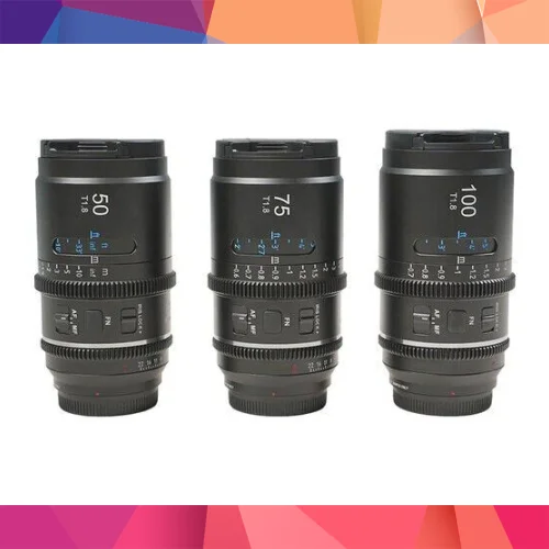 Sirui Astra Series AF T1.8 1.33x Full Frame Neutral Flares Anamorphic Sony E Mount 3'lü Lens Kit 3