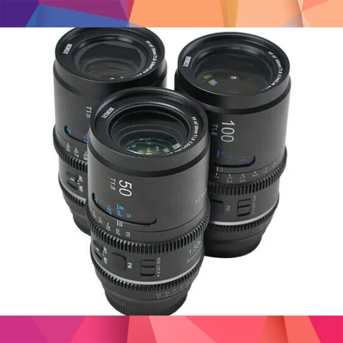 Sirui Astra Series AF T1.8 1.33x Full Frame Neutral Flares Anamorphic Sony E Mount 3'lü Lens Kit 4
